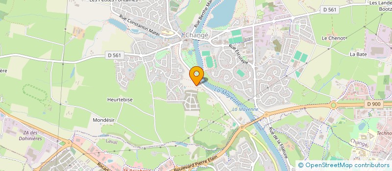 localisation de l'entreprise SCI CHRIS FRED  CHANGE