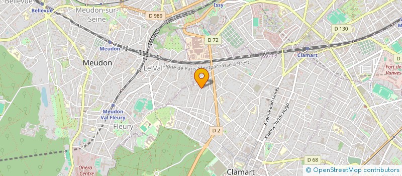 localisation de l'entreprise SCI CHRIS-MARY à CLAMART
