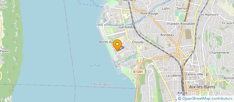 localisation de l'entreprise SCI CHRIS-MIC  AIX-LES-BAINS