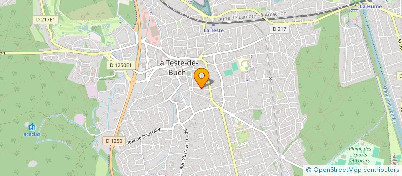 localisation de l'entreprise SCI CHRIS-PHOEBUS  LA TESTE-DE-BUCH