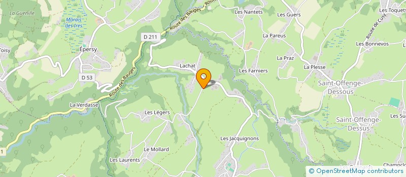 localisation de l'entreprise SCI CHRIS'VAL  MONTCEL