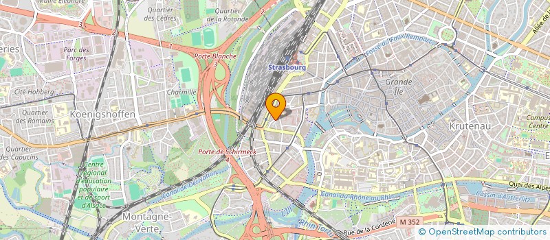 localisation de l'entreprise SCI CHRISALCYBO  STRASBOURG