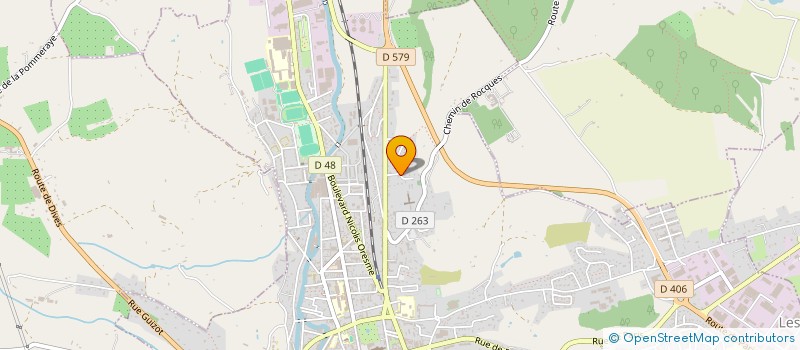 localisation de l'entreprise SCI CHRISALEAD  BERNAY