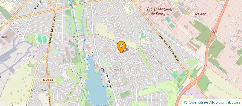 localisation de l'entreprise SCI CHRISALINE  BOURGES