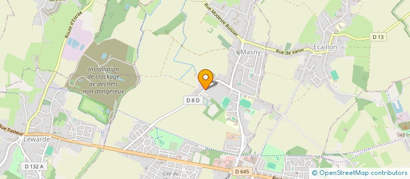 localisation de l'entreprise SCI CHRISALISE  MASNY