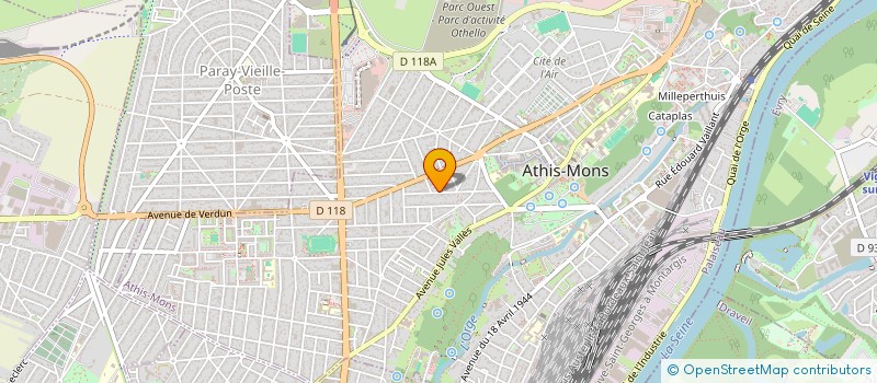 localisation de l'entreprise SCI CHRISALYNE à ATHIS-MONS