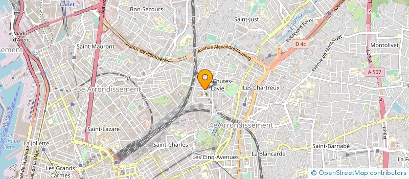 localisation de l'entreprise SCI CHRISAMI. à MARSEILLE