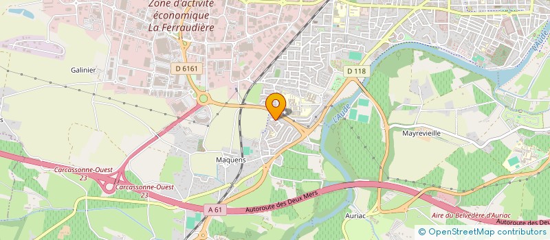 localisation de l'entreprise SCI CHRISANCLO à CARCASSONNE