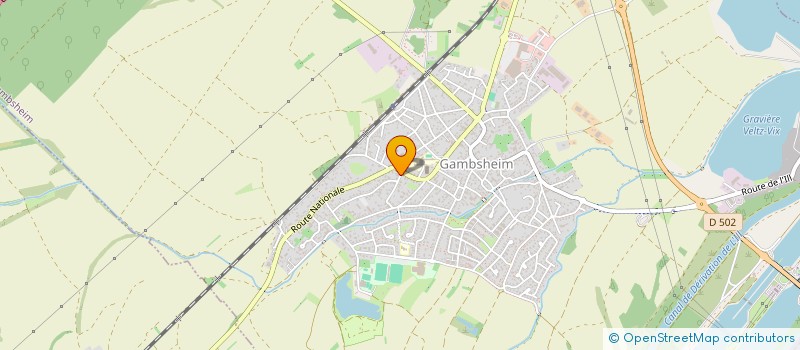 localisation de l'entreprise SCI CHRISANDRA  GAMBSHEIM