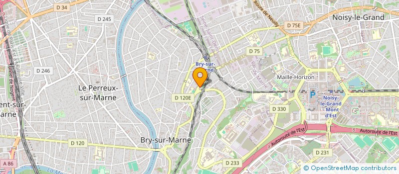 localisation de l'entreprise SCI CHRISANED à BRY-SUR-MARNE