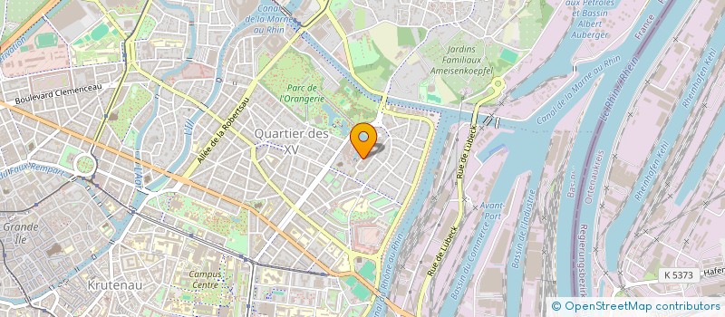 localisation de l'entreprise SCI CHRISANTAIME  STRASBOURG