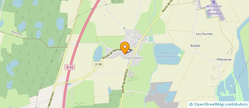 localisation de l'entreprise SCI CHRISAUFLOTHI  CHAMBEON