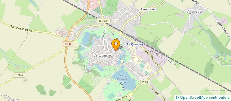 localisation de l'entreprise SCI CHRISBEN I à LE QUESNOY