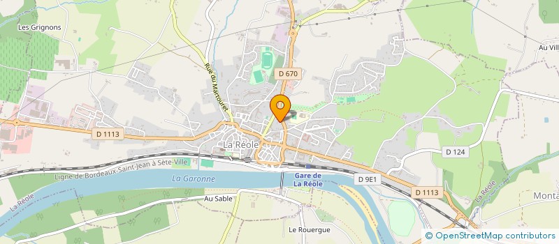 localisation de l'entreprise SCI CHRISBER à LA REOLE