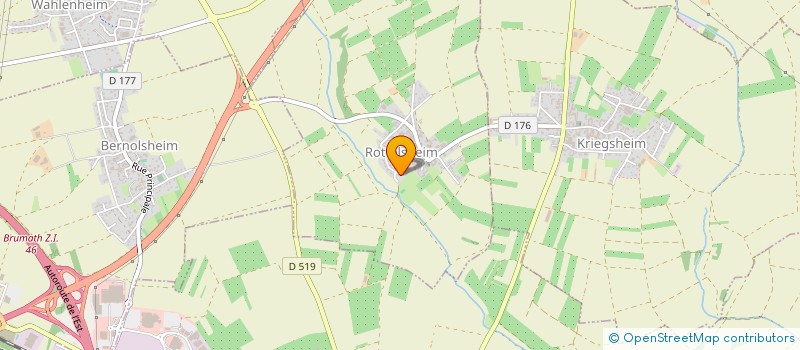 localisation de l'entreprise SCI CHRISCALE  ROTTELSHEIM