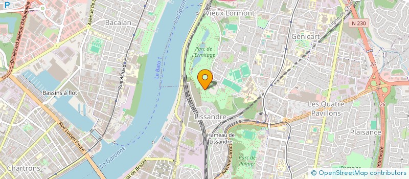 localisation de l'entreprise SCI CHRISCALINE  LORMONT