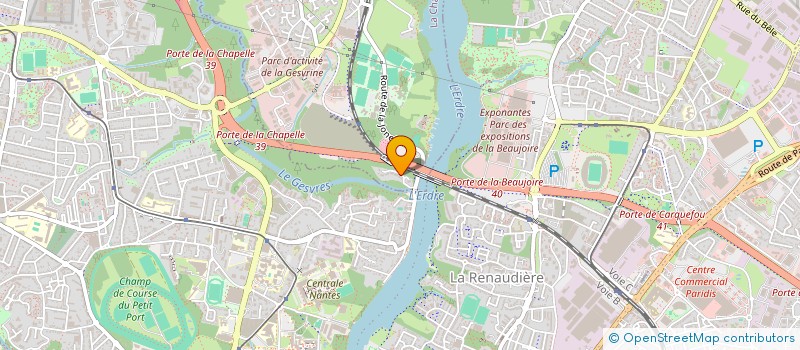 localisation de l'entreprise SCI CHRISCARL à LA CHAPELLE-SUR-ERDRE