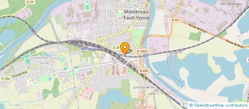 localisation de l'entreprise SCI CHRISCAT à MONTEREAU-FAULT-YONNE