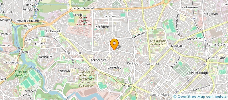 localisation de l'entreprise SCI CHRISCOL  BREST