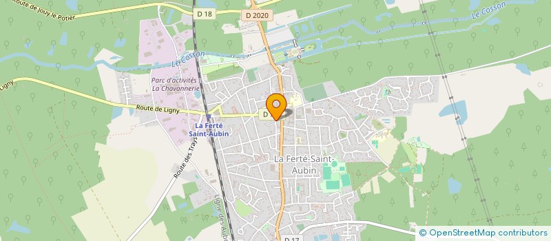 localisation de l'entreprise SCI CHRISDA  LA FERTE-SAINT-AUBIN
