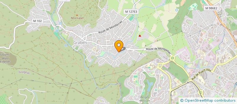localisation de l'entreprise SCI CHRISDAFER à MONTPELLIER