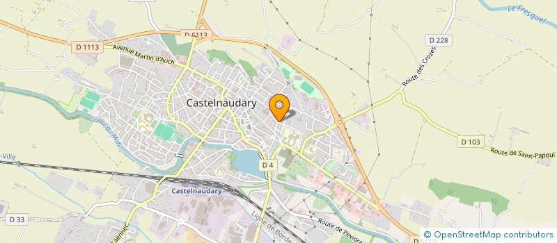 localisation de l'entreprise SCI CHRISDAN  CASTELNAUDARY