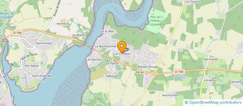 localisation de l'entreprise SCI CHRISDEL à KERVIGNAC