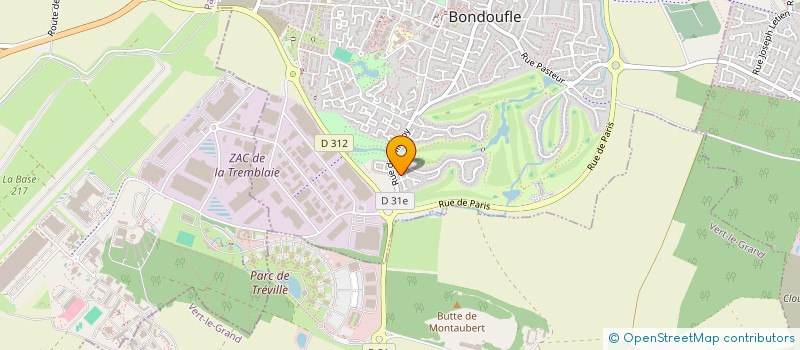 localisation de l'entreprise SCI CHRISDEL à BONDOUFLE