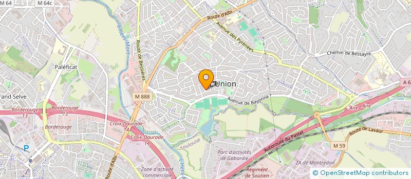 localisation de l'entreprise SCI CHRISELI à L'UNION