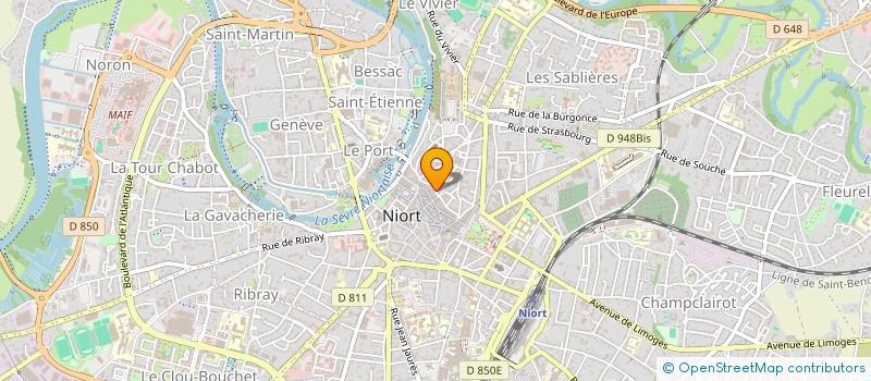 localisation de l'entreprise SCI CHRISELLY à NIORT