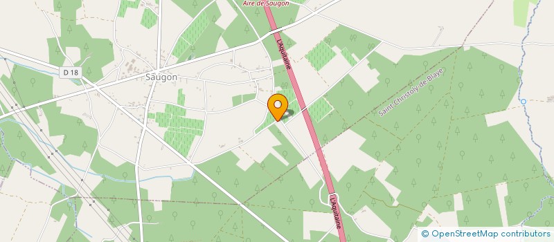 localisation de l'entreprise SCI CHRISEM  CIVRAC-DE-BLAYE