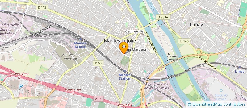 localisation de l'entreprise SCI CHRISEPHIL  MANTES-LA-JOLIE