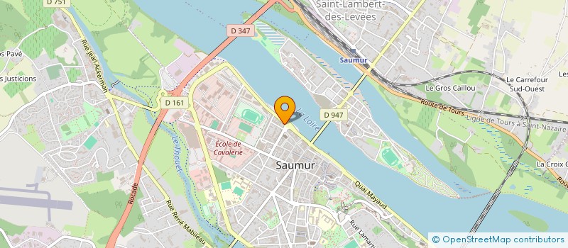 localisation de l'entreprise SCI CHRISFADEL  SAUMUR