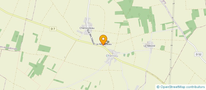 localisation de l'entreprise SCI CHRISFLO  CHENOU