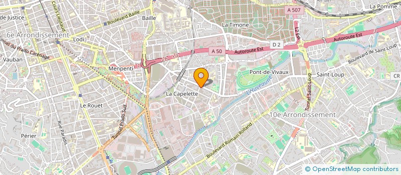 localisation de l'entreprise SCI CHRISGERALTINE à MARSEILLE