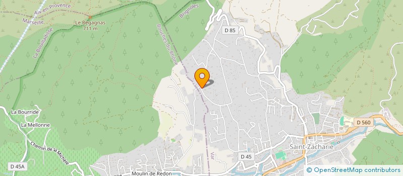 localisation de l'entreprise SCI CHRISGIS à SAINT-ZACHARIE