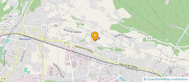 localisation de l'entreprise SCI CHRISGUY  THYEZ