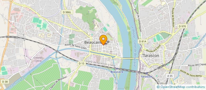 localisation de l'entreprise SCI CHRISIL  BEAUCAIRE