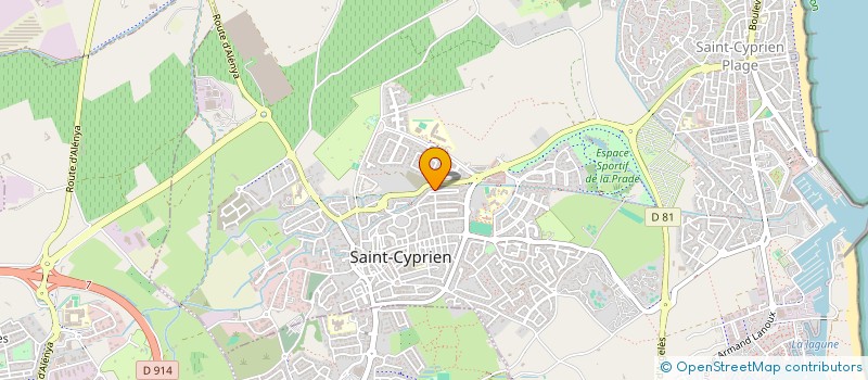 localisation de l'entreprise SCI CHRISKA  SAINT-CYPRIEN