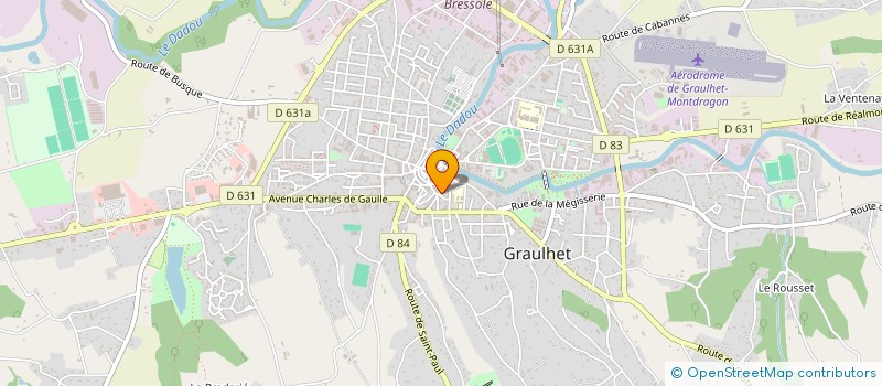 localisation de l'entreprise SCI CHRISLAUR  GRAULHET