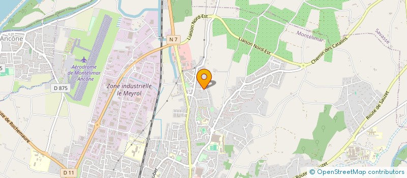 localisation de l'entreprise SCI CHRISLAURE à MONTELIMAR