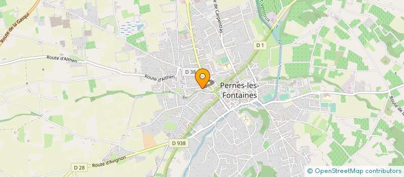 localisation de l'entreprise SCI CHRISLI  PERNES-LES-FONTAINES