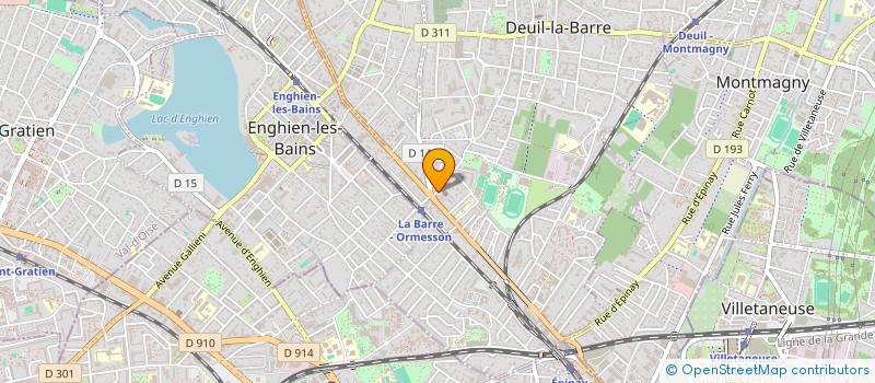 localisation de l'entreprise SCI CHRISLO  DEUIL-LA-BARRE