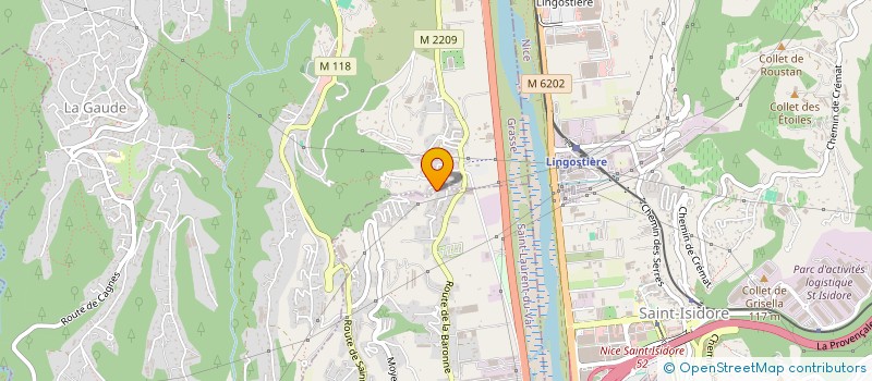 localisation de l'entreprise SCI CHRISLOT  LA GAUDE