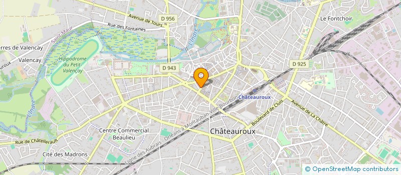 localisation de l'entreprise SCI CHRISLYNE à CHATEAUROUX