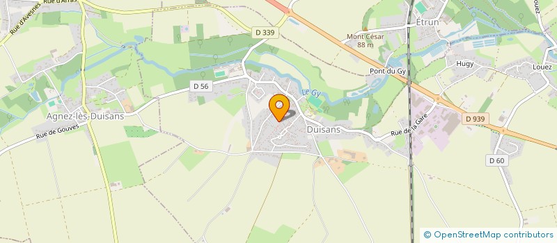 localisation de l'entreprise SCI CHRISMA  DUISANS