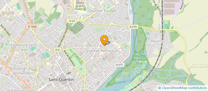 localisation de l'entreprise SCI CHRISMAR à SAINT-QUENTIN