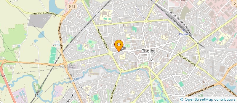 localisation de l'entreprise SCI CHRISMAR à CHOLET