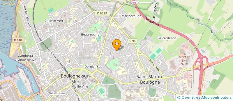 localisation de l'entreprise SCI CHRISMAR EGLANTINES à SAINT-MARTIN-BOULOGNE