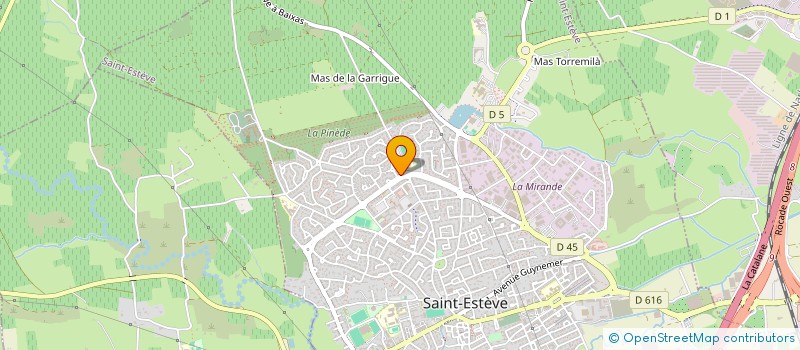 localisation de l'entreprise SCI CHRISMARION  SAINT-ESTEVE